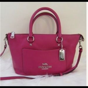 Coach Emma Cerise Pink Crossbody Purse